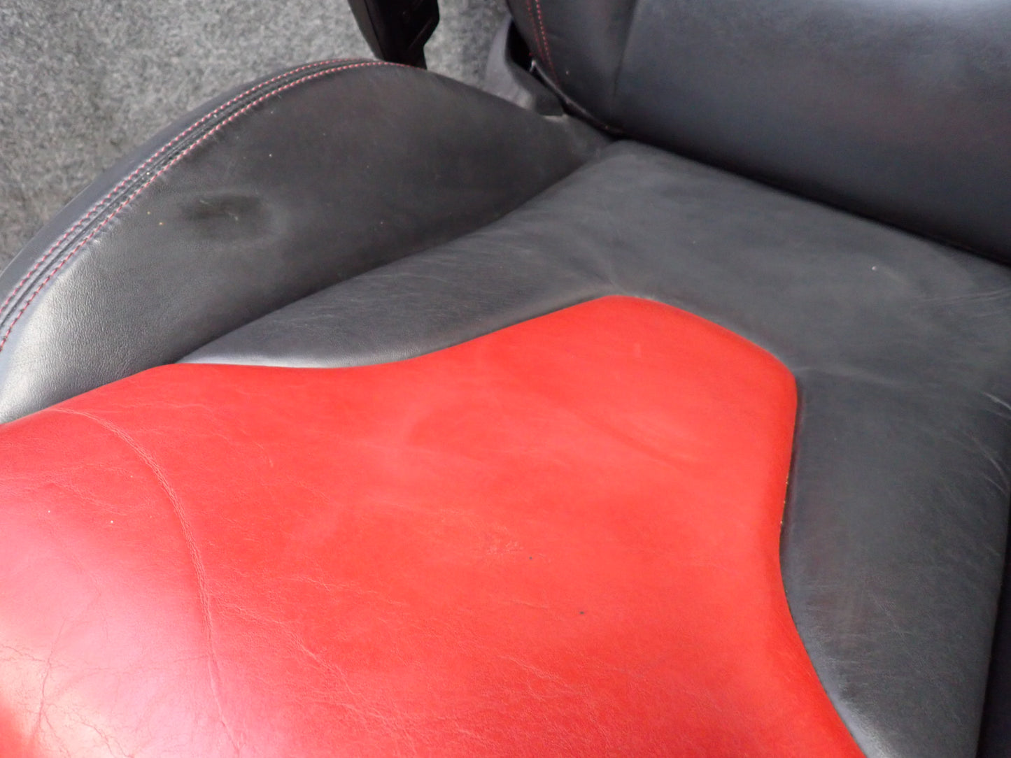 11-15 Audi TTS 8J Coupe Front & Rear Leather Heated Sport Seat Set Magma RED
