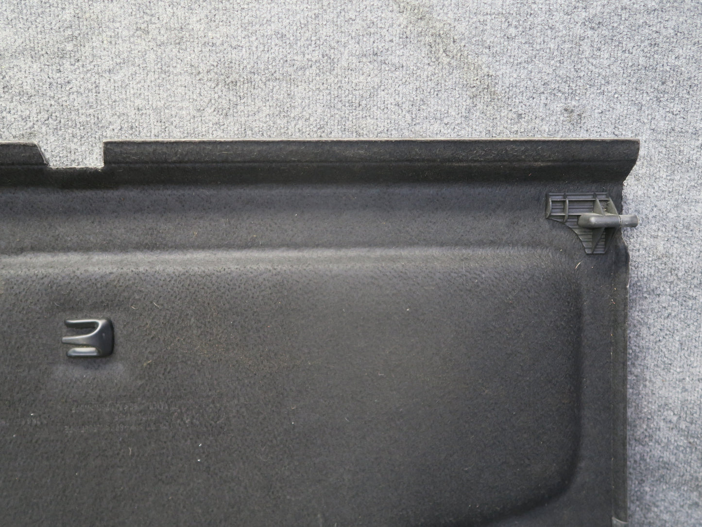 06-09 Volkswagen VW Golf MK5 R32 Rear Cargo Parcel Shelf Panel Black OEM