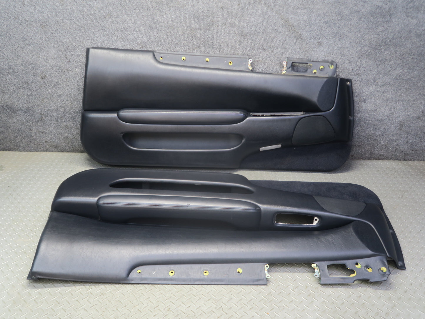 99-00 Lexus UZZ30L SC400 SC300 Set of 2 Door Interior Trim Cover Panel Black OEM