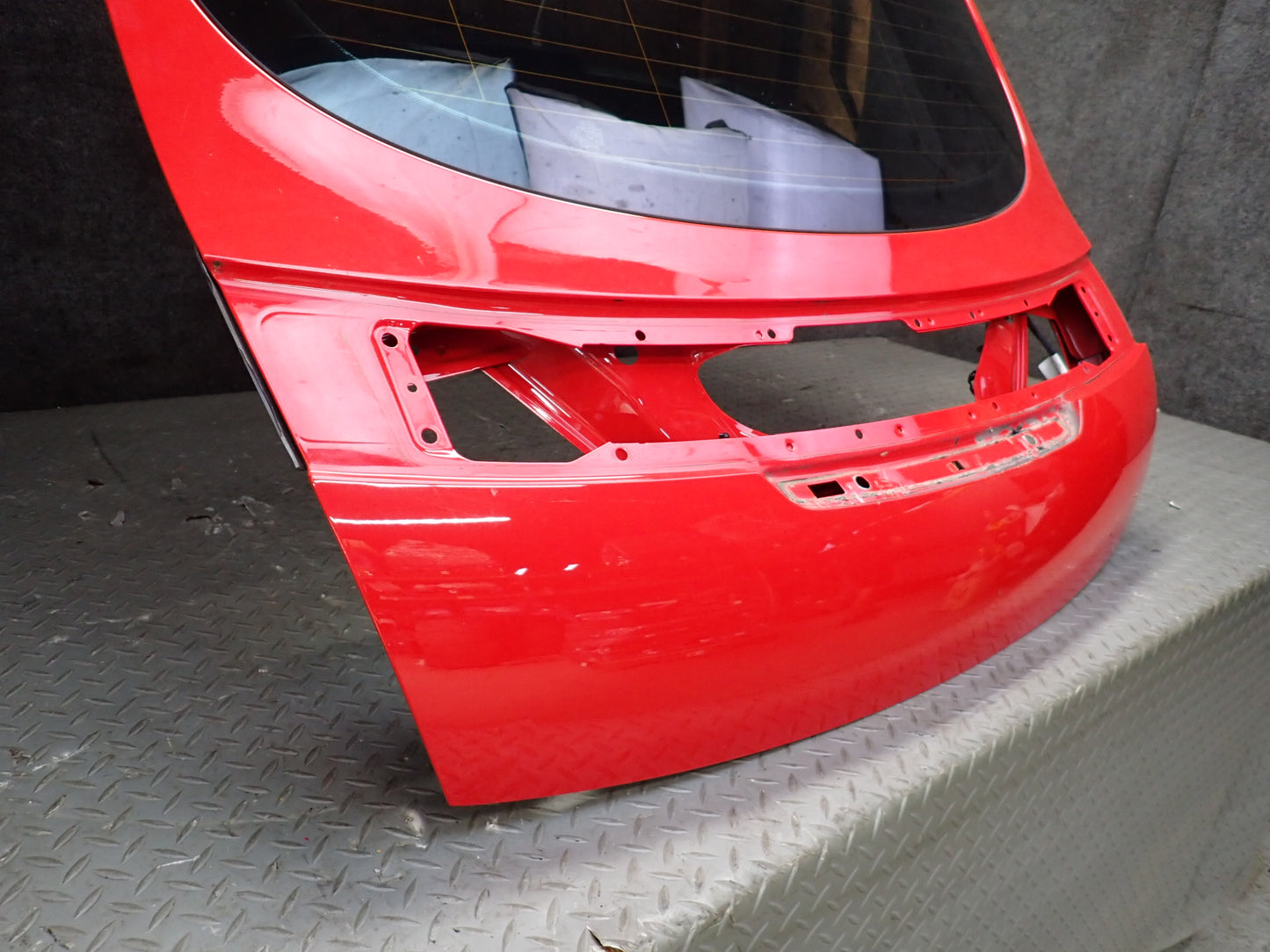 09-15 Audi TT S 8J Coupe Rear Trunk Lid Liftgate Tailgate Shell Panel w Glass