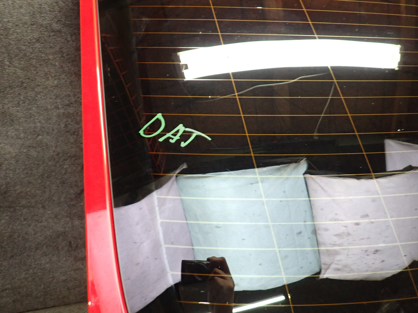 09-15 Audi TT S 8J Coupe Rear Trunk Lid Liftgate Tailgate Shell Panel w Glass
