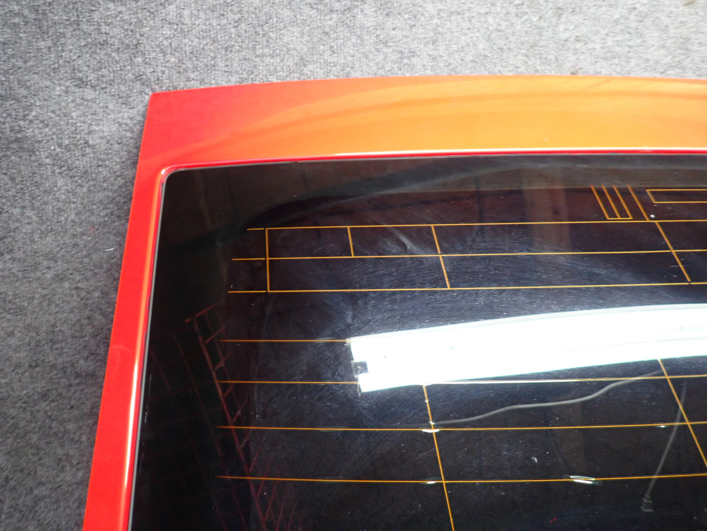 09-15 Audi TT S 8J Coupe Rear Trunk Lid Liftgate Tailgate Shell Panel w Glass