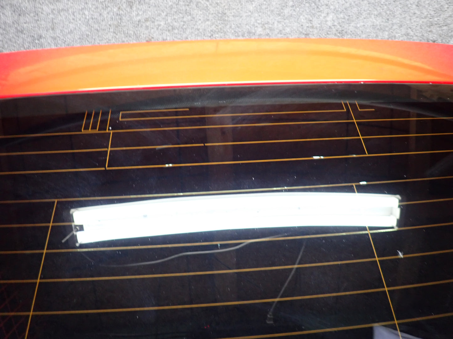 09-15 Audi TT S 8J Coupe Rear Trunk Lid Liftgate Tailgate Shell Panel w Glass