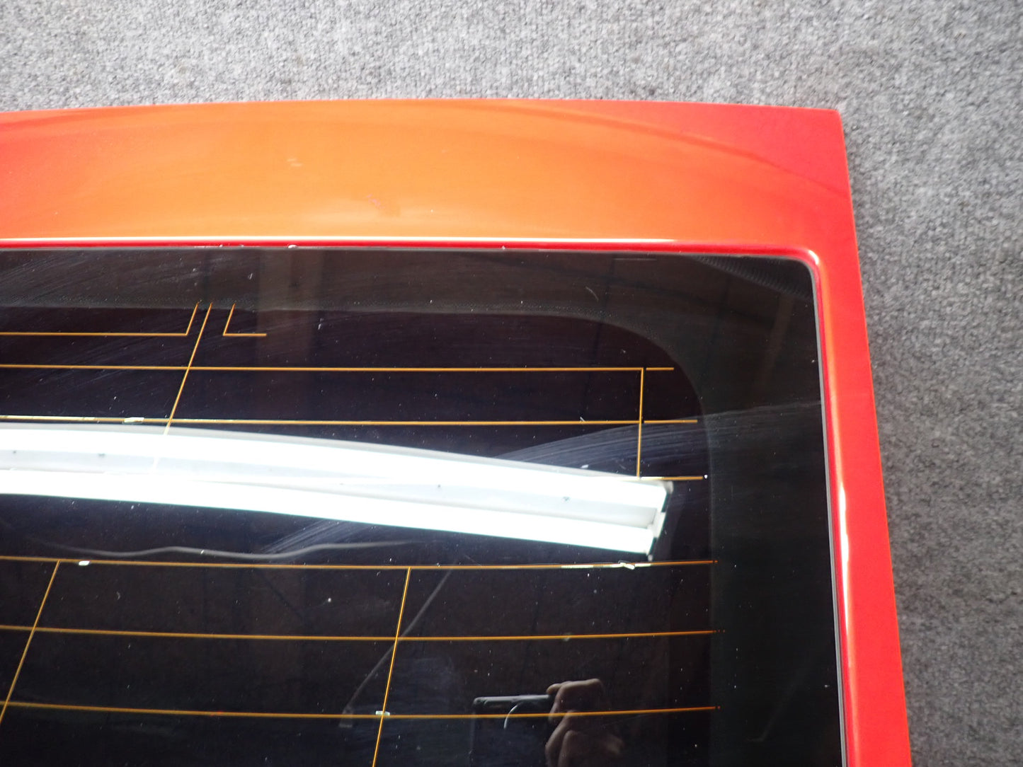 09-15 Audi TT S 8J Coupe Rear Trunk Lid Liftgate Tailgate Shell Panel w Glass