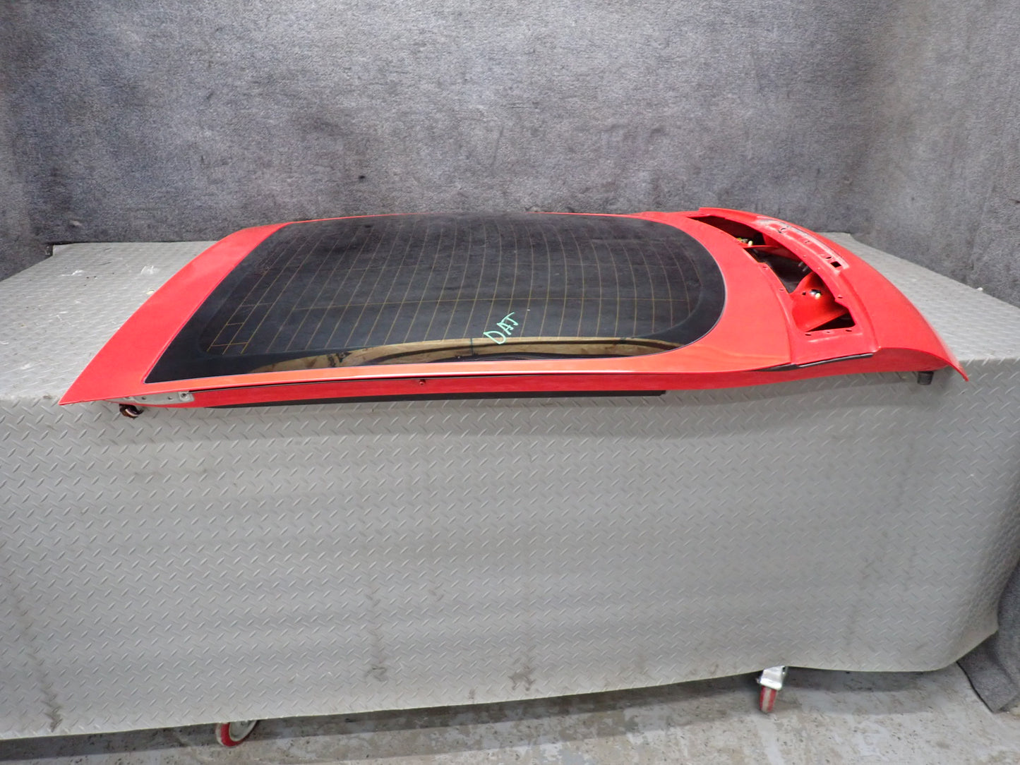 09-15 Audi TT S 8J Coupe Rear Trunk Lid Liftgate Tailgate Shell Panel w Glass