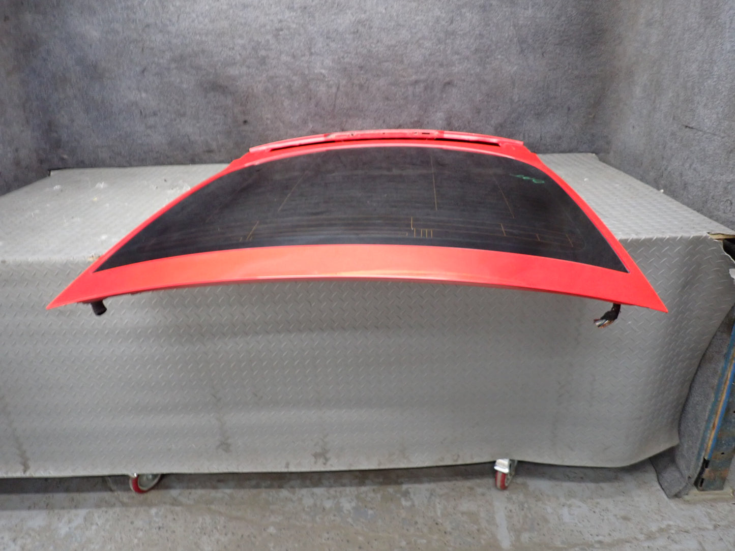09-15 Audi TT S 8J Coupe Rear Trunk Lid Liftgate Tailgate Shell Panel w Glass