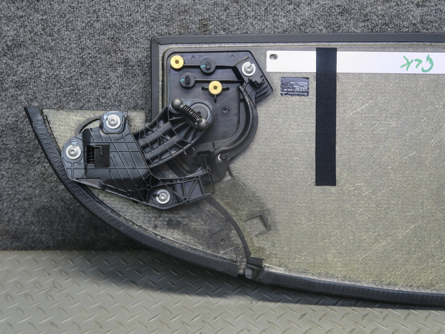 2012-2016 Mercedes R172 SLK Rear Deck Convertible TOP Cover Shelf Panel