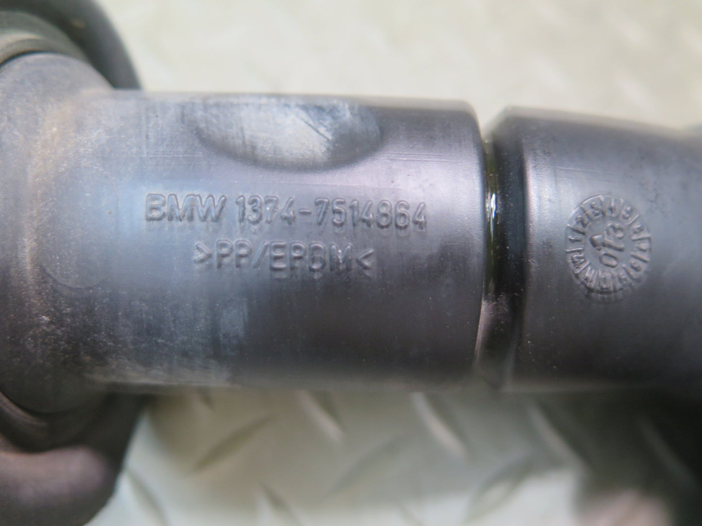 03-08 BMW E85 Z4 Air Intake Acoustic Resonator Hose Tube Pipe 7514864 OEM