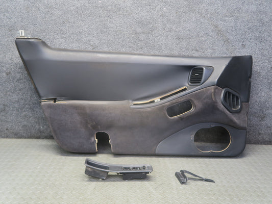 90-93 Nissan Z32 300ZX 2+0 Left Door Interior Trim Panel w Window Switch OEM