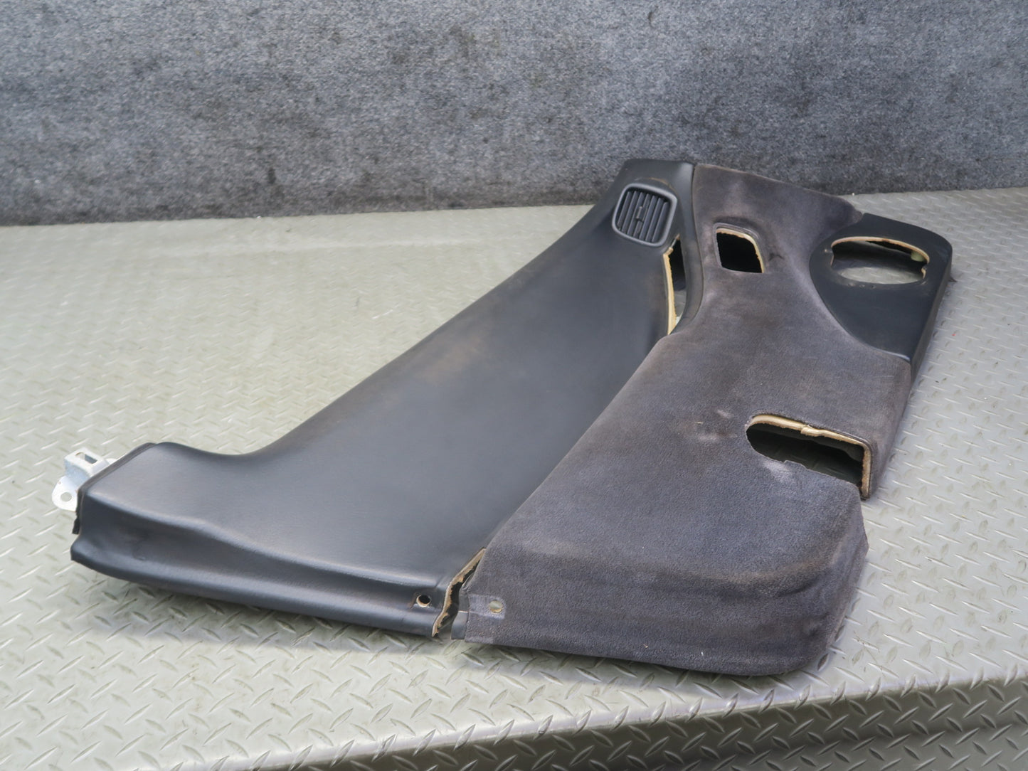 90-93 Nissan Z32 300ZX 2+0 Left Door Interior Trim Panel w Window Switch OEM