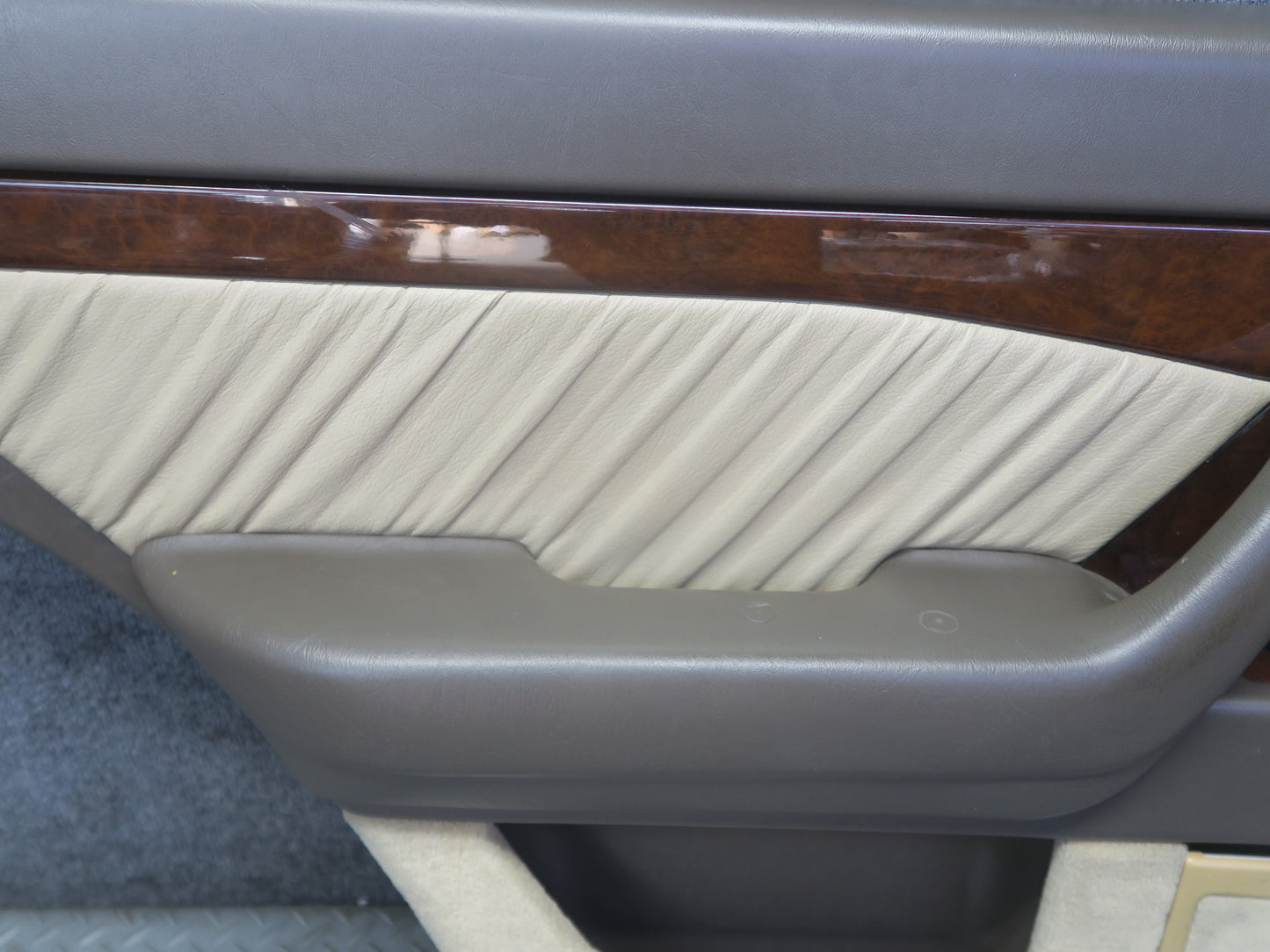 94-99 Mercedes W140 S500 Rear Left & Right Door Interior Trim Panel Set OEM