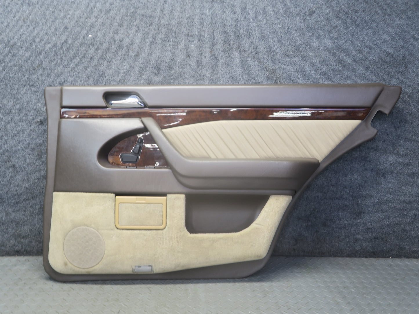 94-99 Mercedes W140 S500 Rear Left & Right Door Interior Trim Panel Set OEM