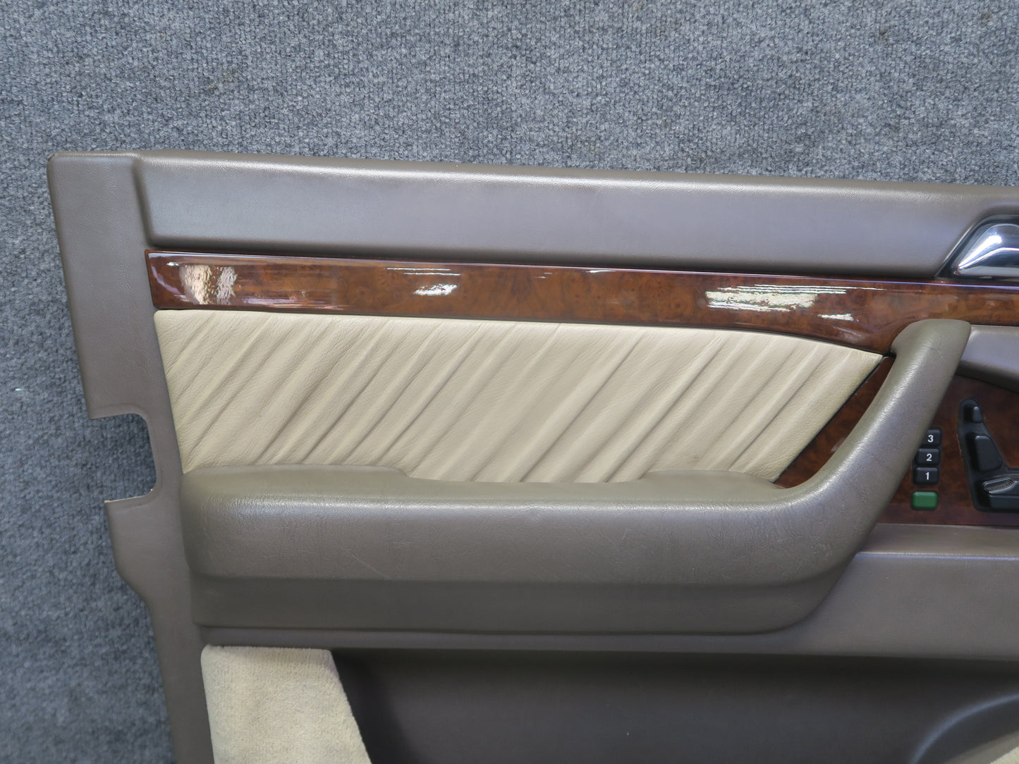 94-99 Mercedes W140 S500 Front Left & Right Door Interior Trim Panel Set OEM