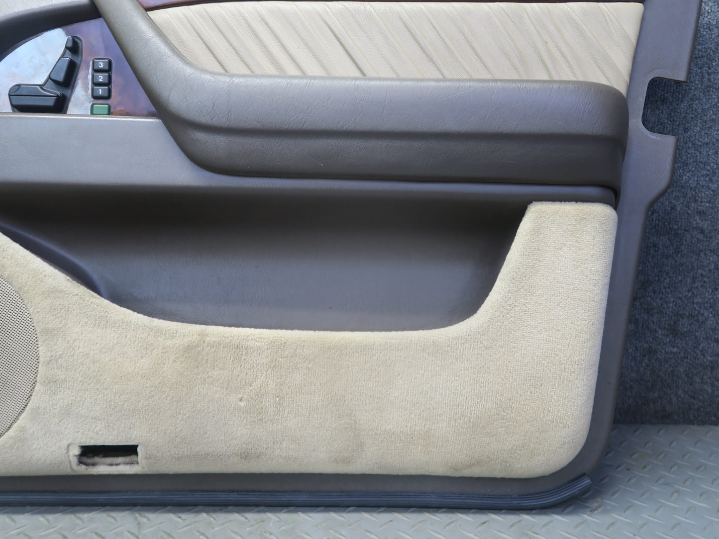 94-99 Mercedes W140 S500 Front Left & Right Door Interior Trim Panel Set OEM