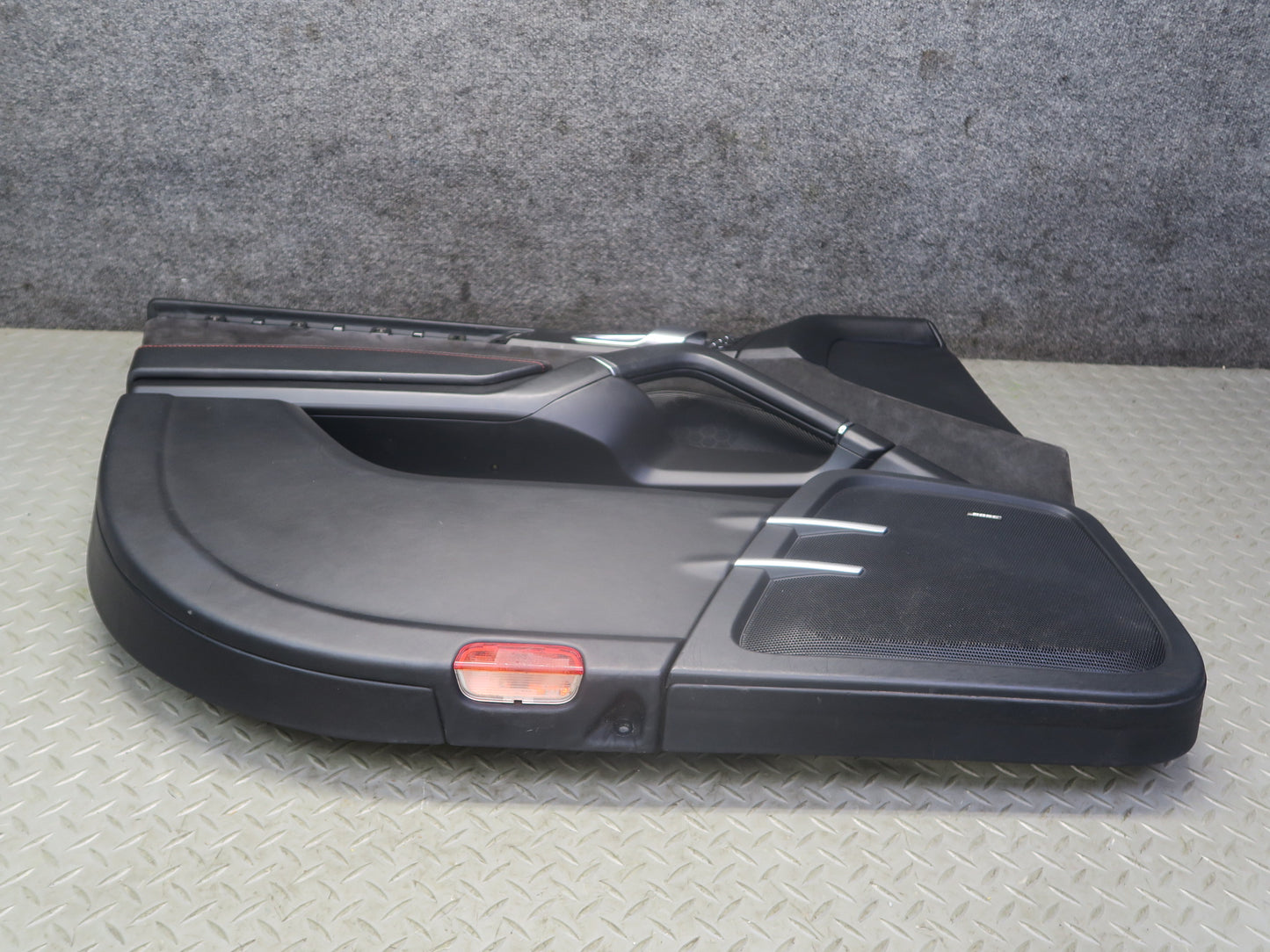 2013-2018 Porsche Cayenne 958 GTS Set of 2 Front Door Alcantara Trim Panel Black