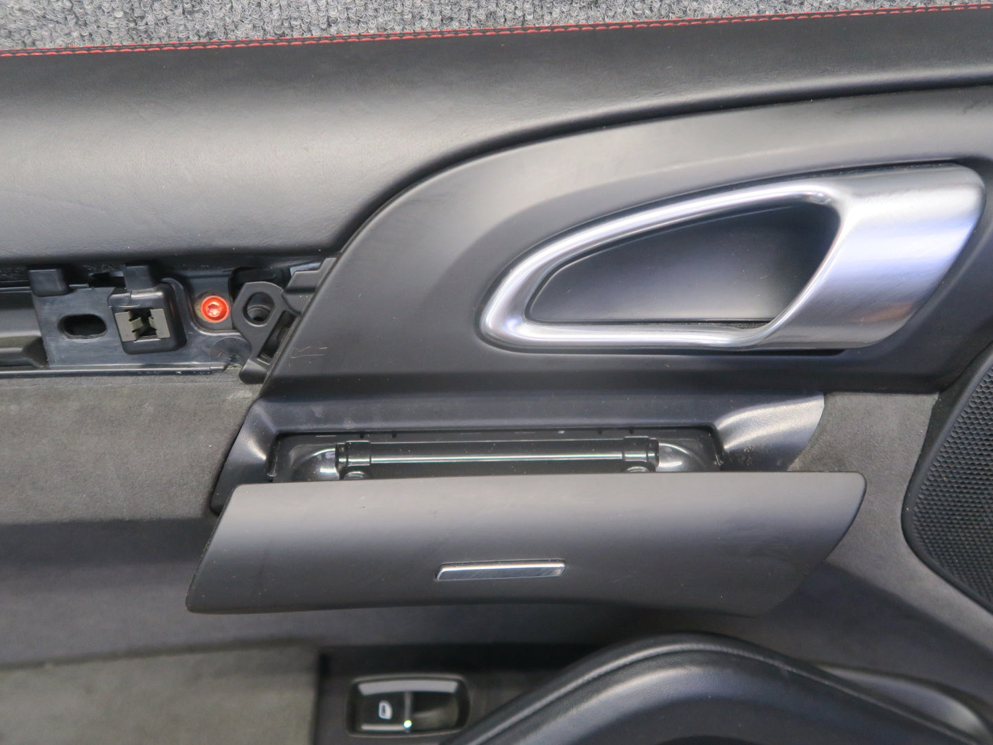 2013-2018 Porsche Cayenne 958 GTS Set of 2 Rear Door Alcantara Trim Panel Black
