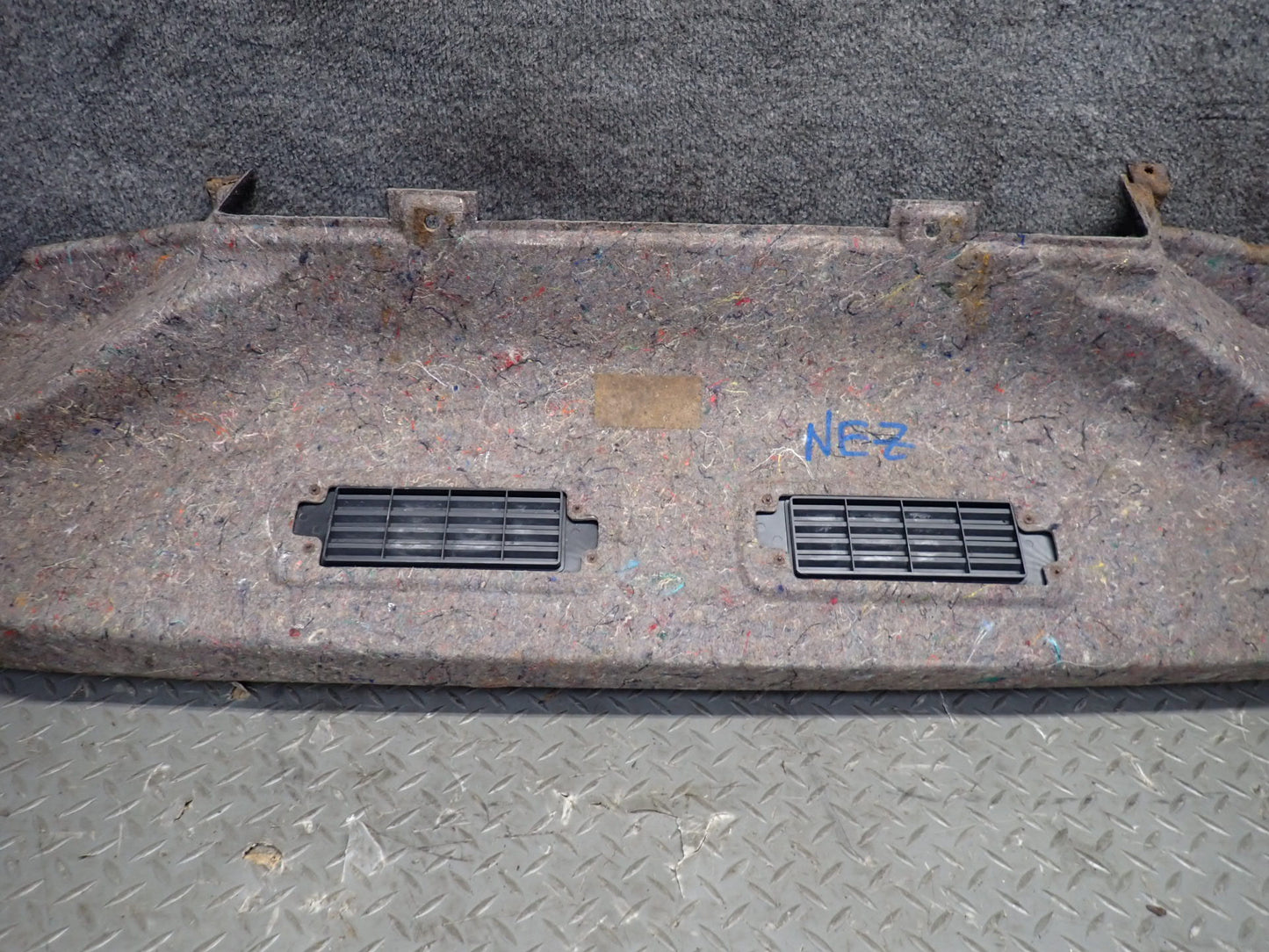 93-96 Nissan Z32 300ZX Convertible Rear Parcel Shelf Carpet Trim Panel OEM