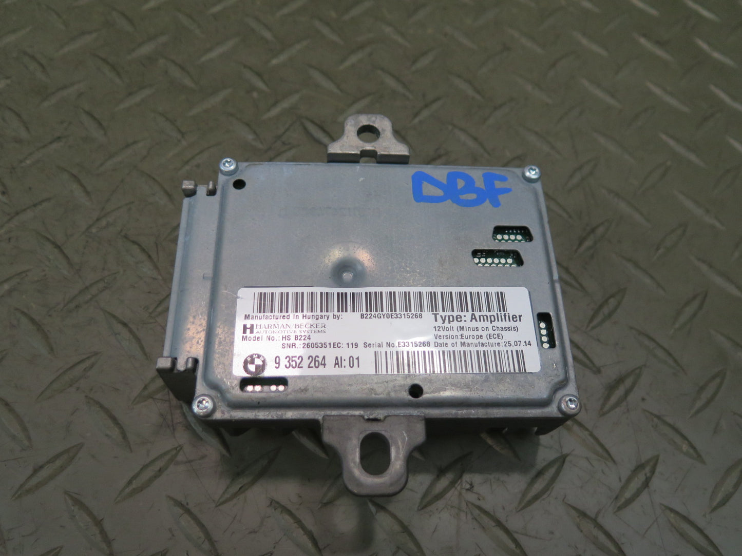 2012-2015 BMW F30 F82 M  Active Sound Control Module Unit 9352264