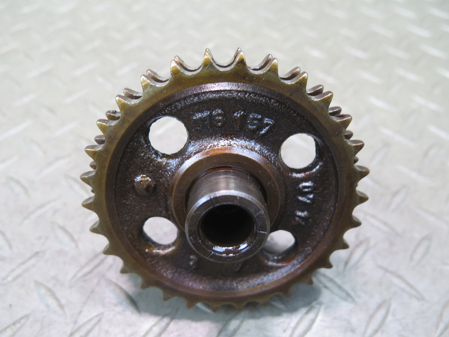 86-91 Mercedes W126 560SEL M117 Timing Chain Gear 1161570714 OEM