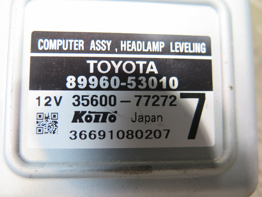 01-05 Lexus JCE10L IS300 Headlight Lamp Leveling Control Module 89960-53010