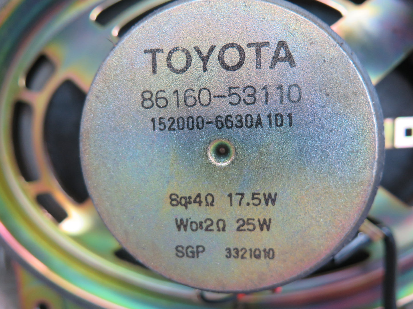 01-05 Lexus JCE10L IS300 Set of 2 Rear Deck Left & Right Speaker 86160-53110 OEM