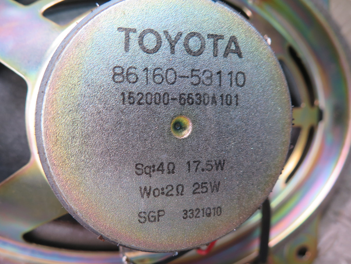01-05 Lexus JCE10L IS300 Set of 2 Rear Deck Left & Right Speaker 86160-53110 OEM