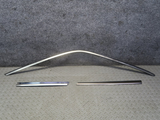 94-02 Mercedes R129 Right Door Window Roof Hard TOP Chrome Trim Molding Set OEM