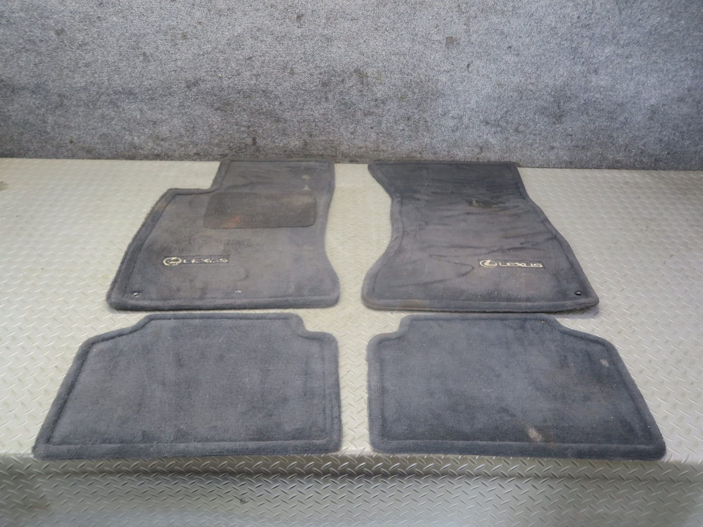 92-00 Lexus UZZ30L SC400 SC300 Set of 4 Front & Rear Carpet Floor MAT Black OEM