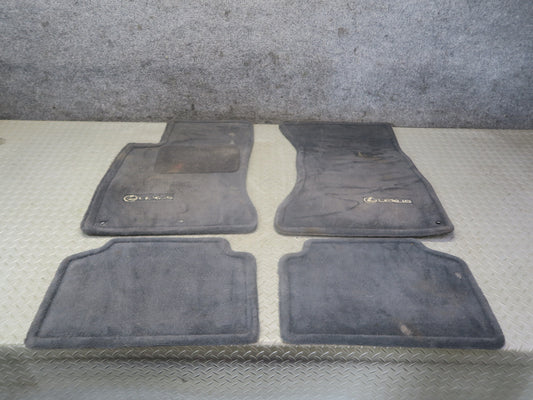 92-00 Lexus UZZ30L SC400 SC300 Set of 4 Front & Rear Carpet Floor MAT Black OEM