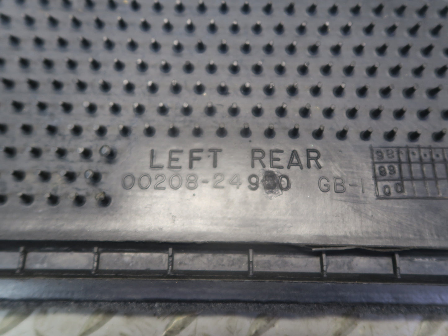 92-00 Lexus UZZ30L SC400 SC300 Set of 4 Front & Rear Carpet Floor MAT Black OEM
