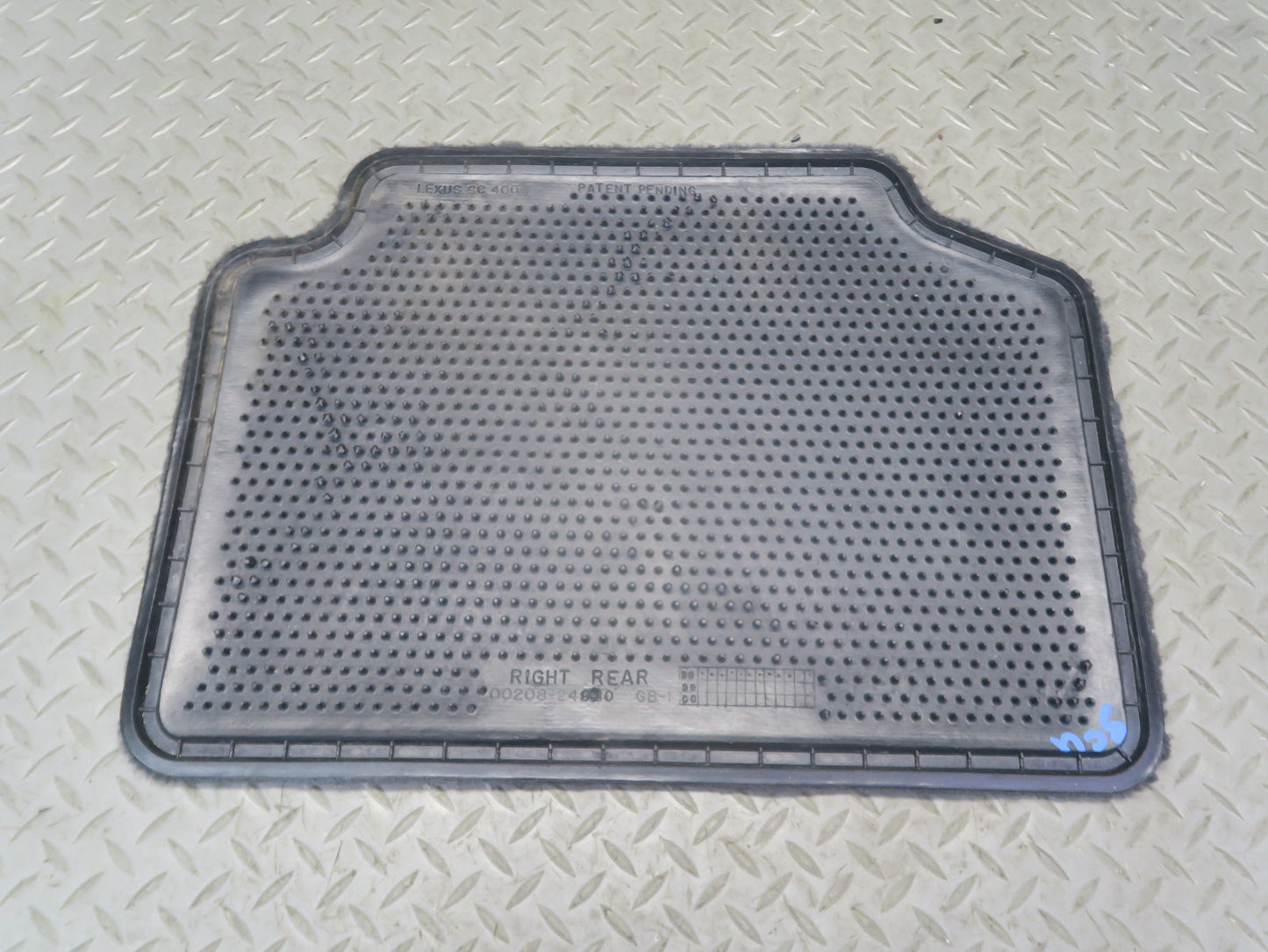 92-00 Lexus UZZ30L SC400 SC300 Set of 4 Front & Rear Carpet Floor MAT Black OEM