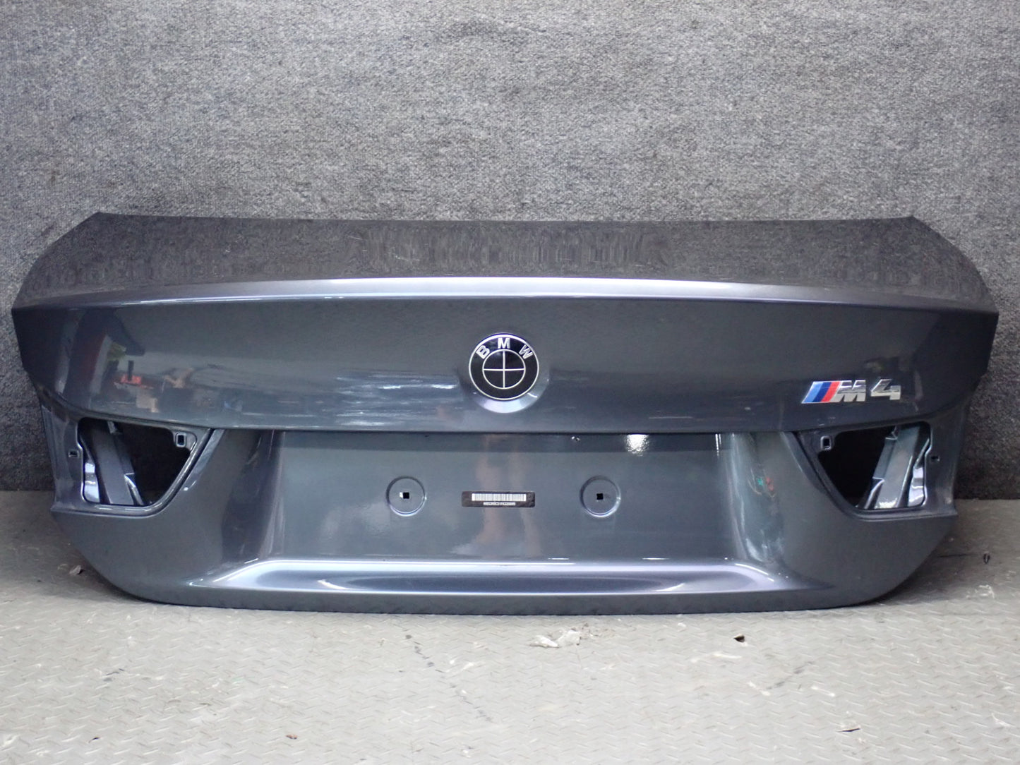 2015-2020 BMW F82 M4 Rear Trunk Lid Deck Shell Panel Mineral Gray