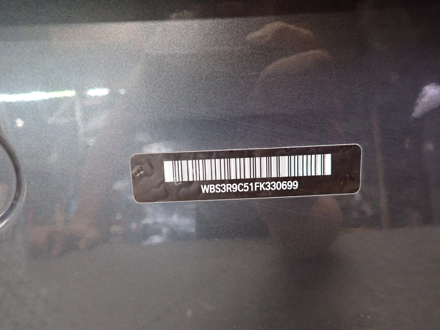 2015-2020 BMW F82 M4 Rear Trunk Lid Deck Shell Panel Mineral Gray