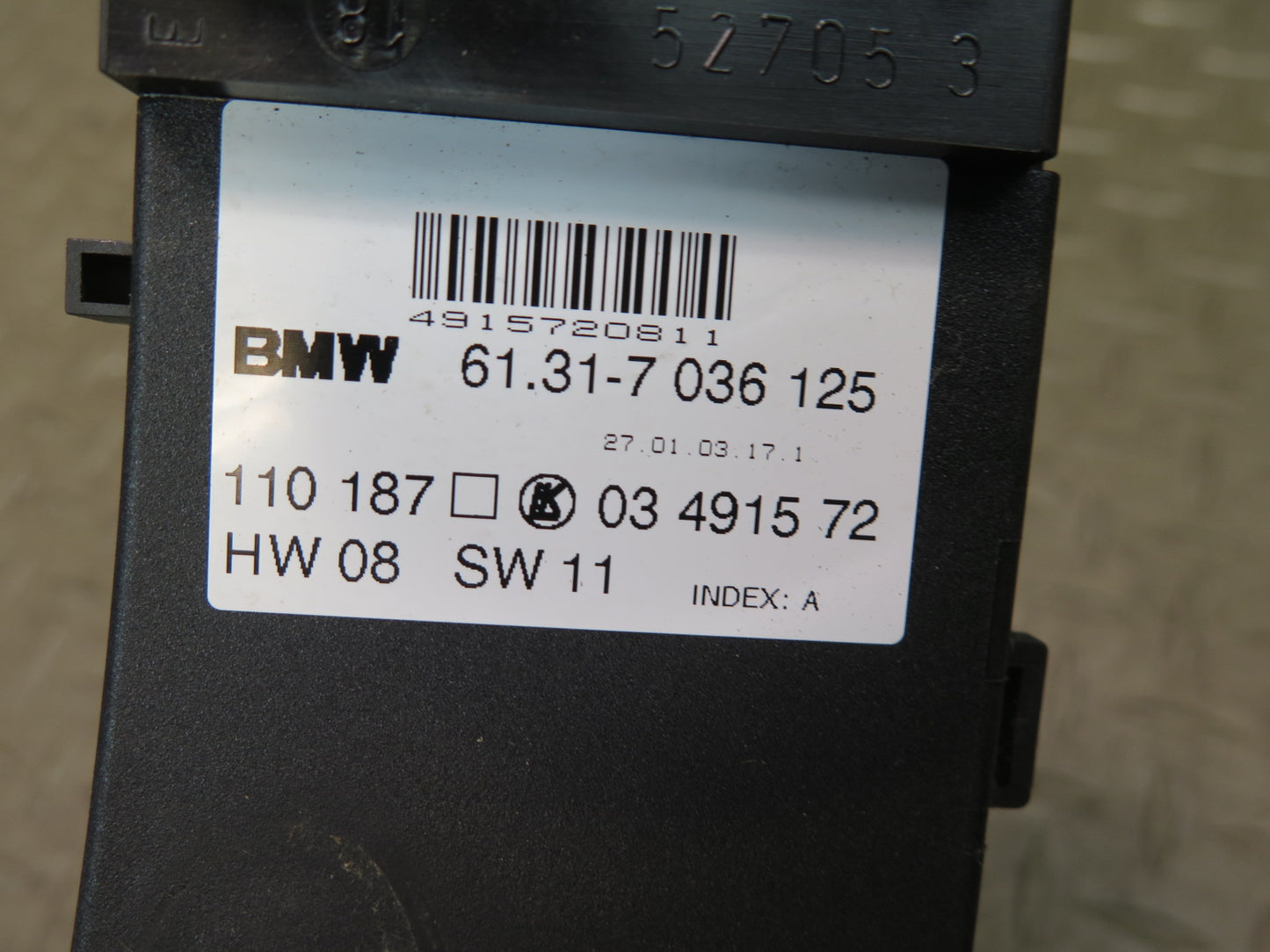 03-08 BMW E85 Z4 Front Left Driver Side Seat Adjust Switch Button OEM