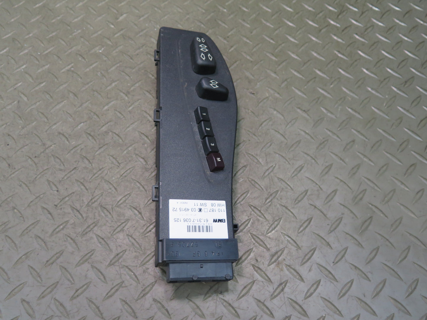 03-08 BMW E85 Z4 Front Left Driver Side Seat Adjust Switch Button OEM