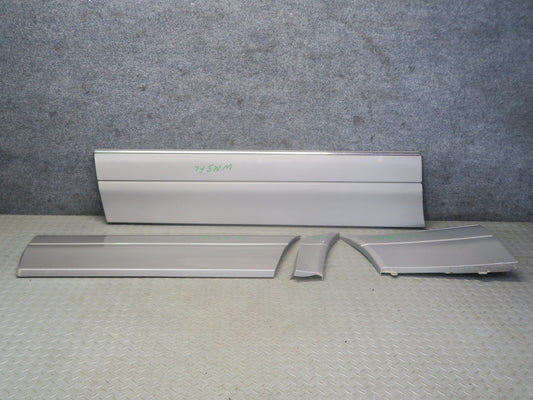 94-99 Mercedes W140 S500 Left Door Fender Quarter Trim Molding Cover Set OEM