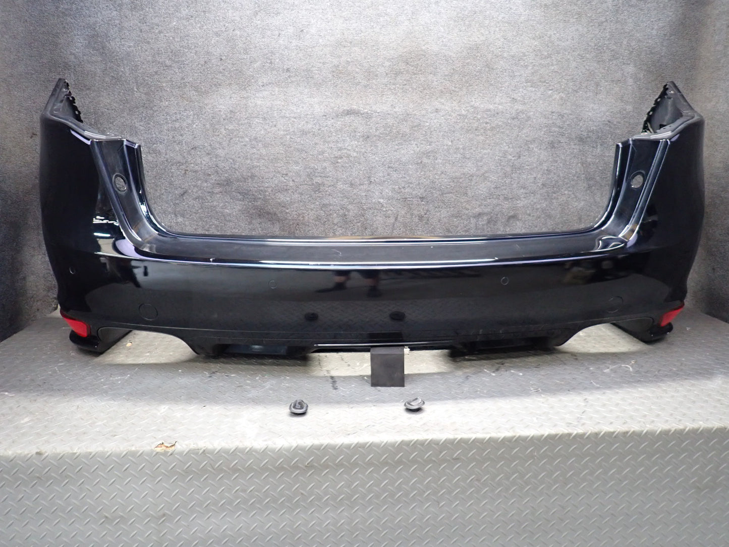 2013-2014 Porsche Cayenne 958 GTS Rear Bumper Cover W/ PDC Sensors Black