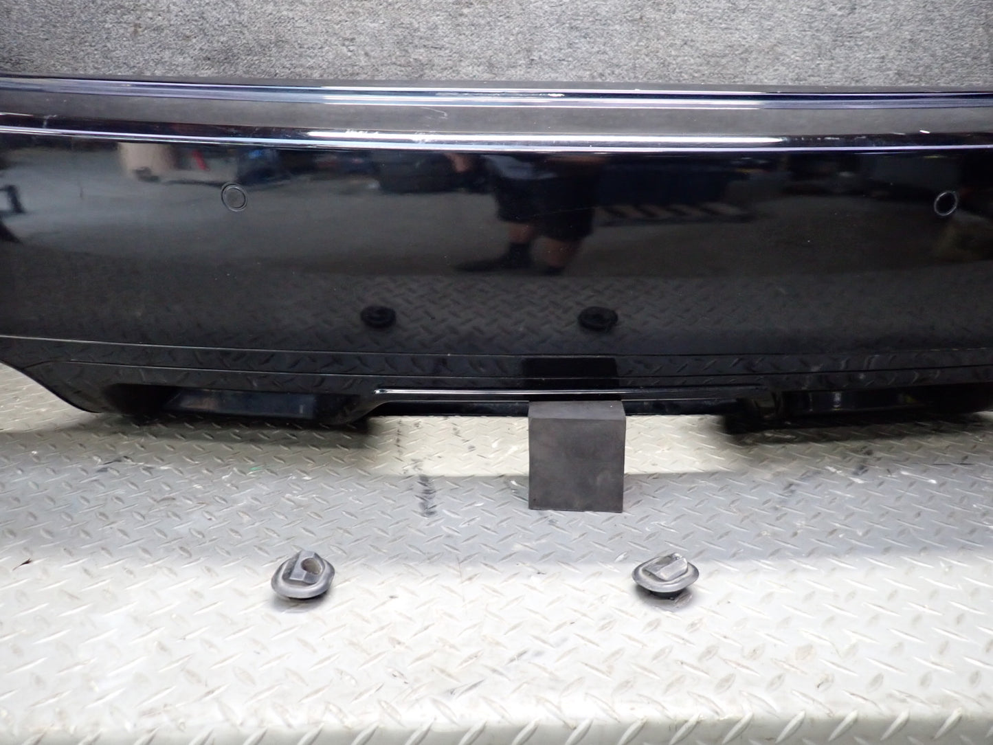 2013-2014 Porsche Cayenne 958 GTS Rear Bumper Cover W/ PDC Sensors Black