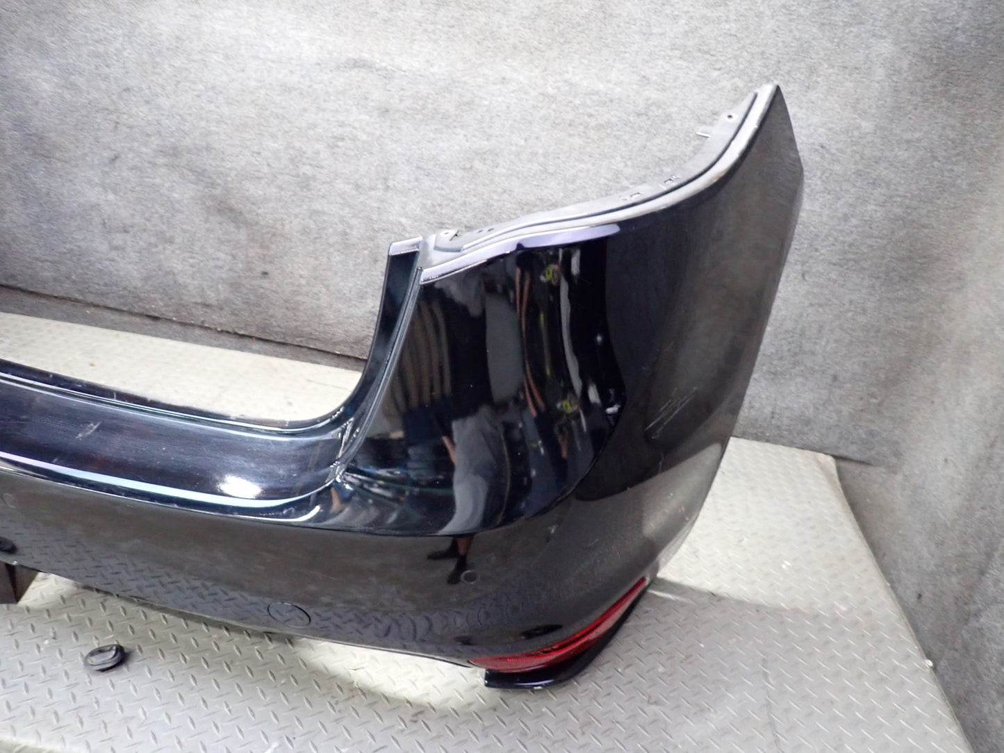 2013-2014 Porsche Cayenne 958 GTS Rear Bumper Cover W/ PDC Sensors Black