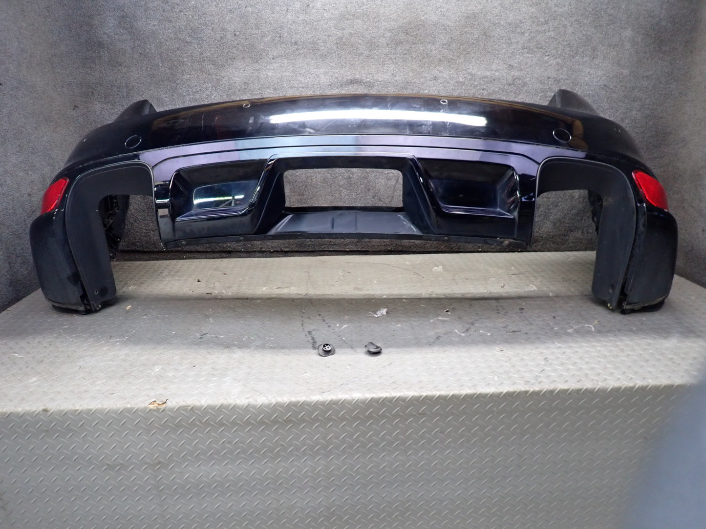 2013-2014 Porsche Cayenne 958 GTS Rear Bumper Cover W/ PDC Sensors Black