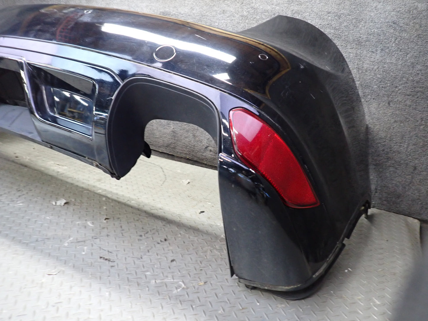 2013-2014 Porsche Cayenne 958 GTS Rear Bumper Cover W/ PDC Sensors Black