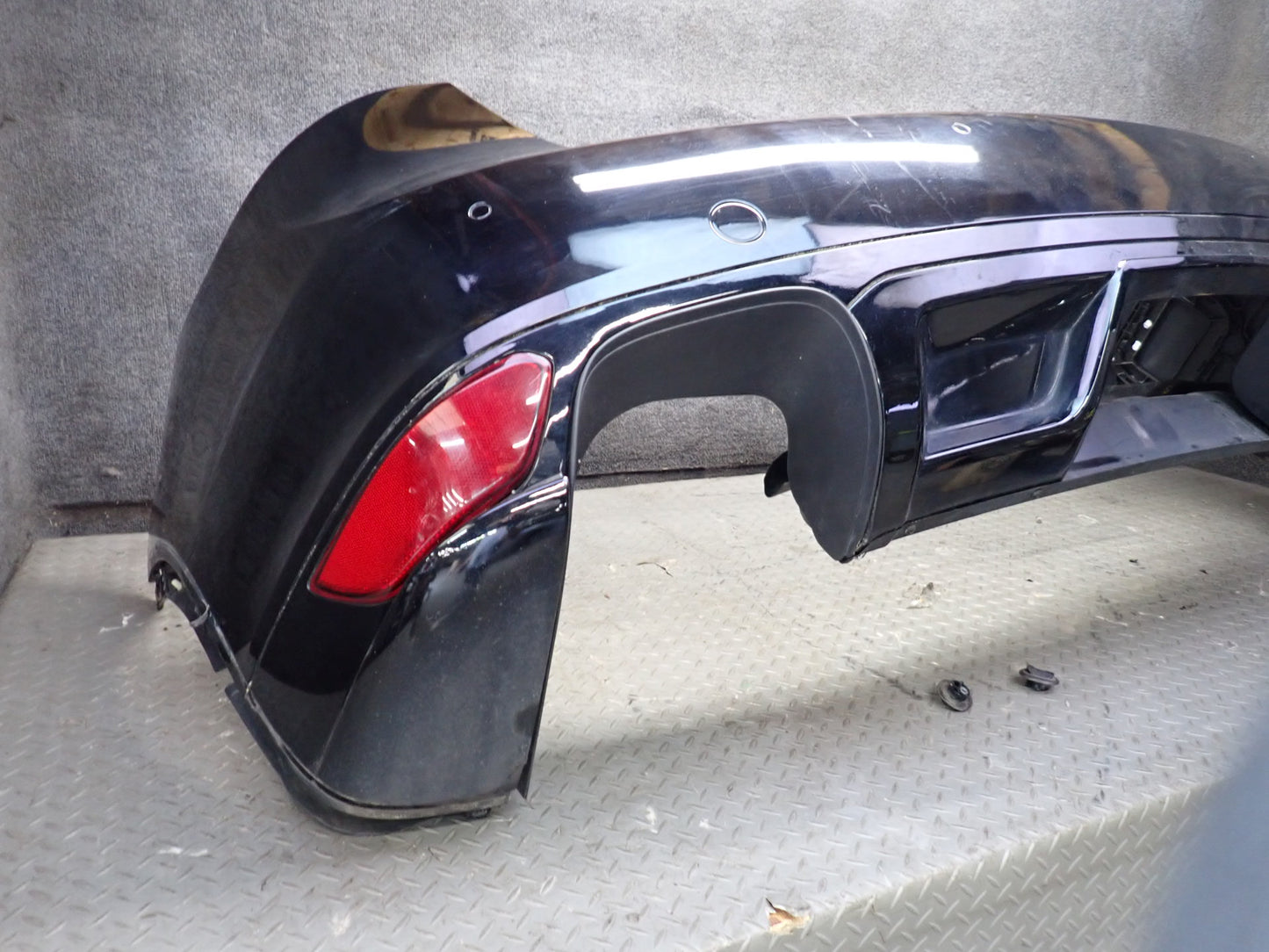 2013-2014 Porsche Cayenne 958 GTS Rear Bumper Cover W/ PDC Sensors Black