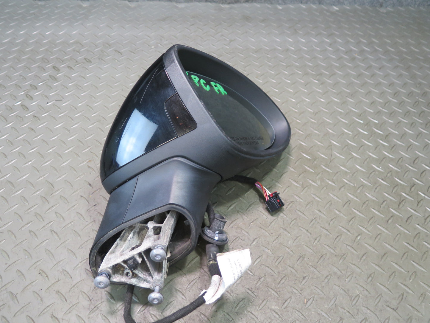 2011-2014 Porsche Cayenne 958 Right Side Rear View Door Mirror W/ Blind Spot