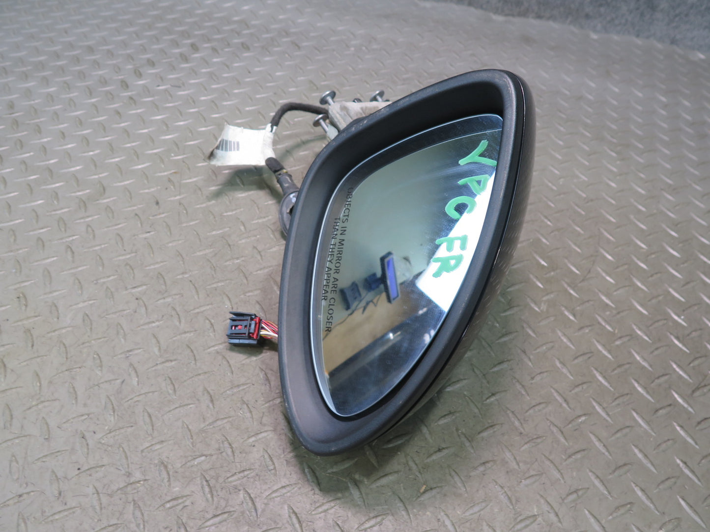 2011-2014 Porsche Cayenne 958 Right Side Rear View Door Mirror W/ Blind Spot