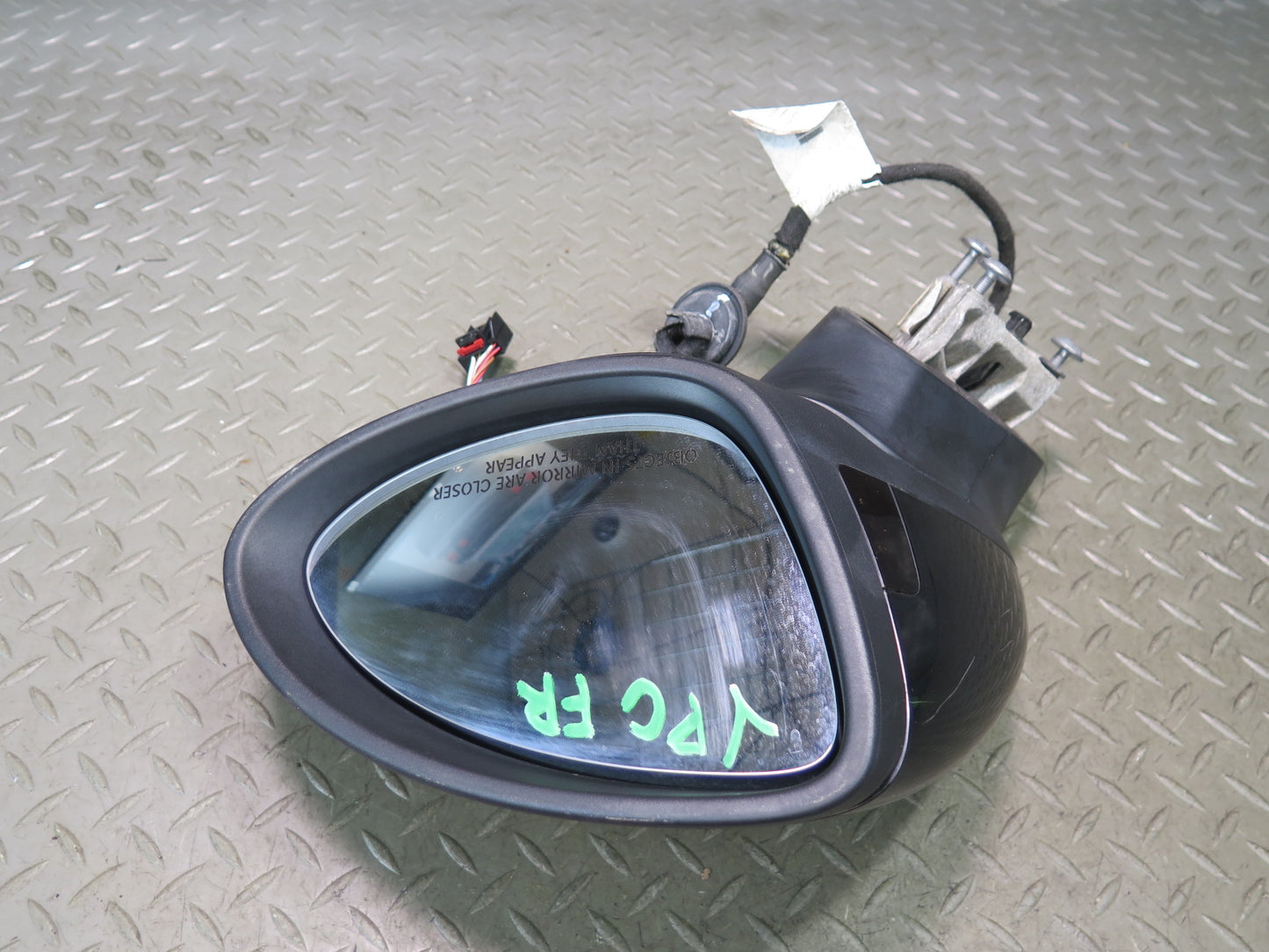 2011-2014 Porsche Cayenne 958 Right Side Rear View Door Mirror W/ Blind Spot