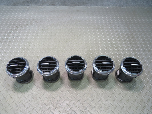 09-15 Audi TT S 8J Set of 5 Dash Front A/C Air Vent Grille OEM