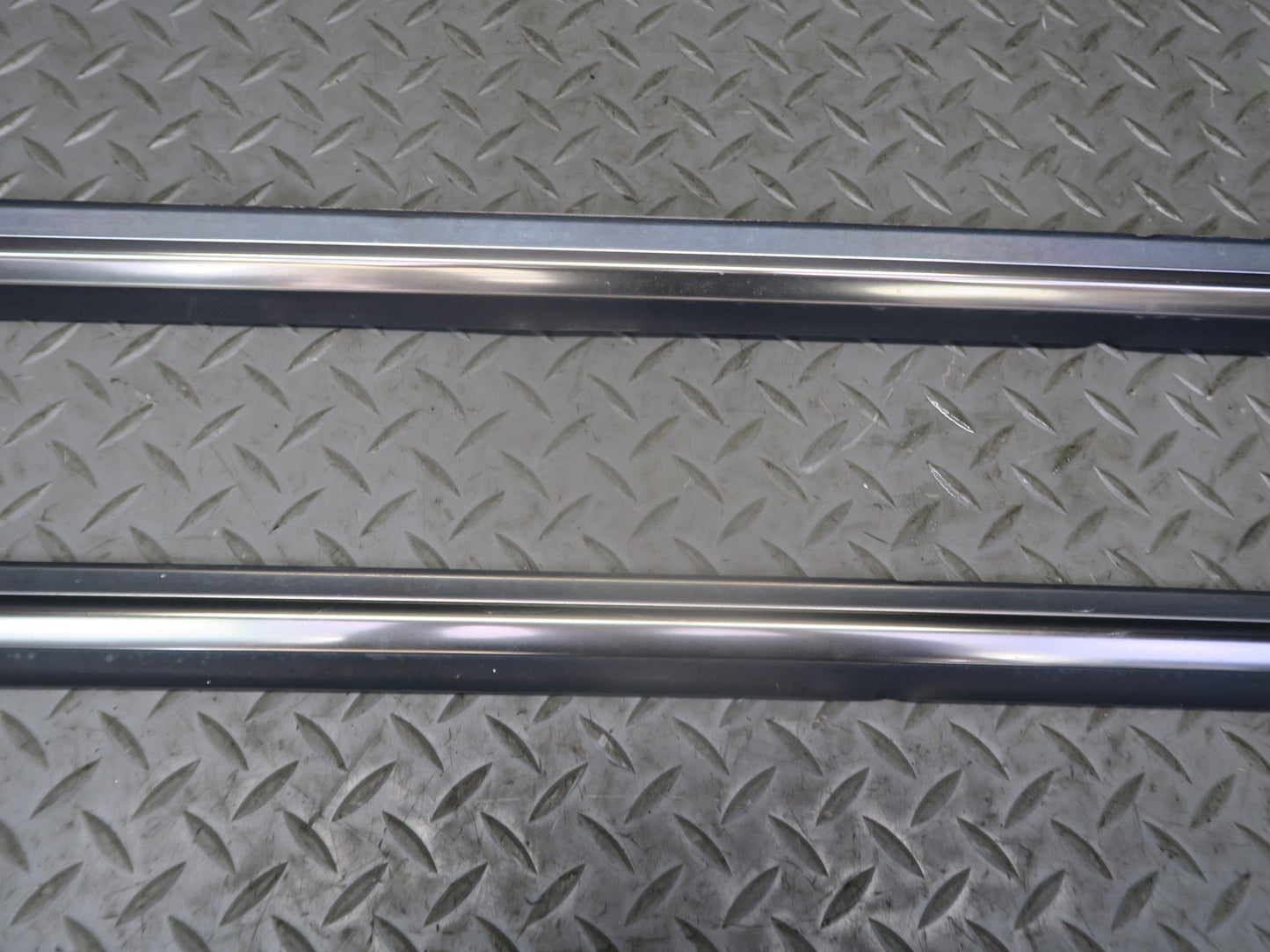 94-99 Mercedes W140 S500 Front & Rear Left Door Window Trim Molding Set OEM