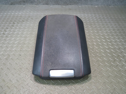 11-18 Porsche Cayenne 958 GTS Center Console Lid Armrest Cover Leather Alcantara