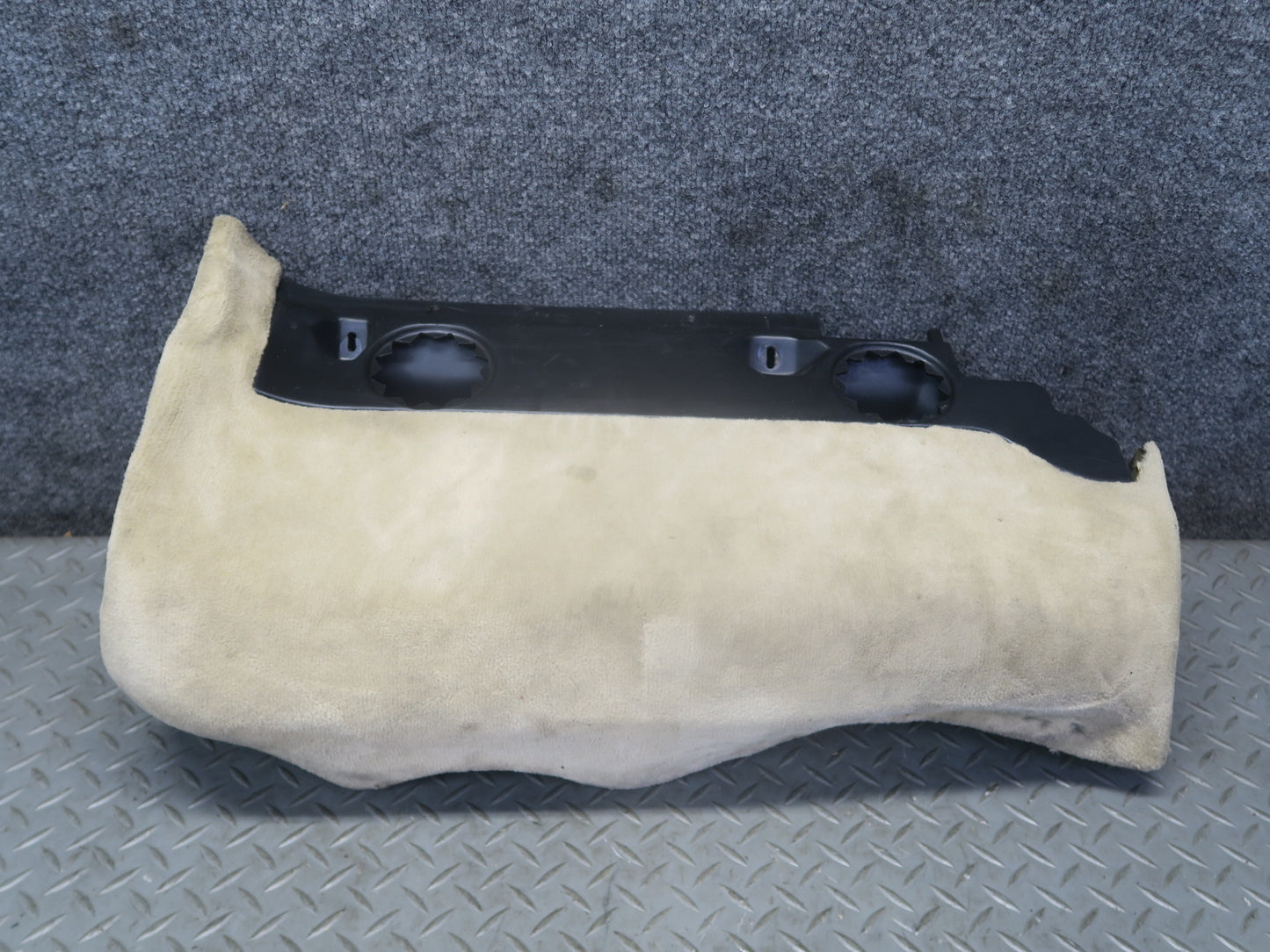 94-99 Mercedes W140 S500 Dash Front Left Lower Knee Trim Cover Panel Beige OEM