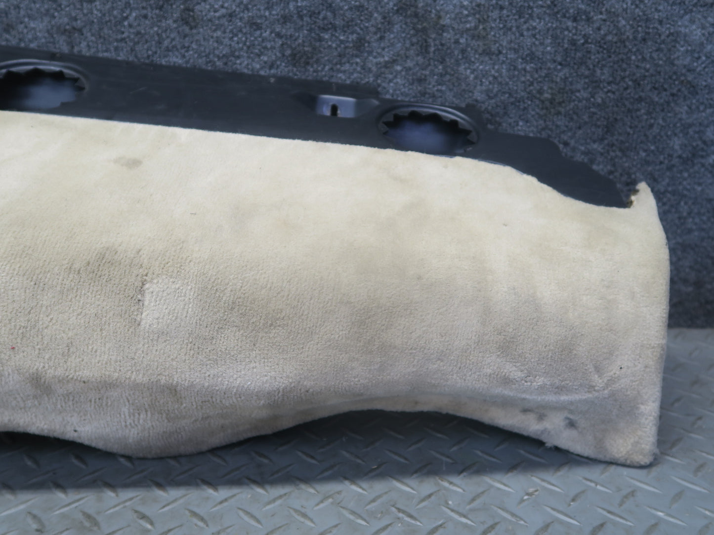 94-99 Mercedes W140 S500 Dash Front Left Lower Knee Trim Cover Panel Beige OEM